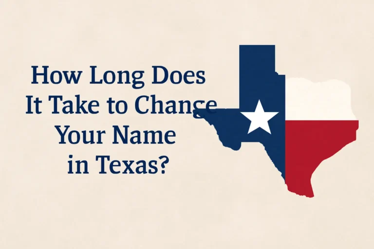 Change Your Name in Texas